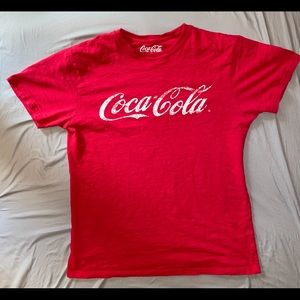 Coca Cola Graphic T-Shirt red